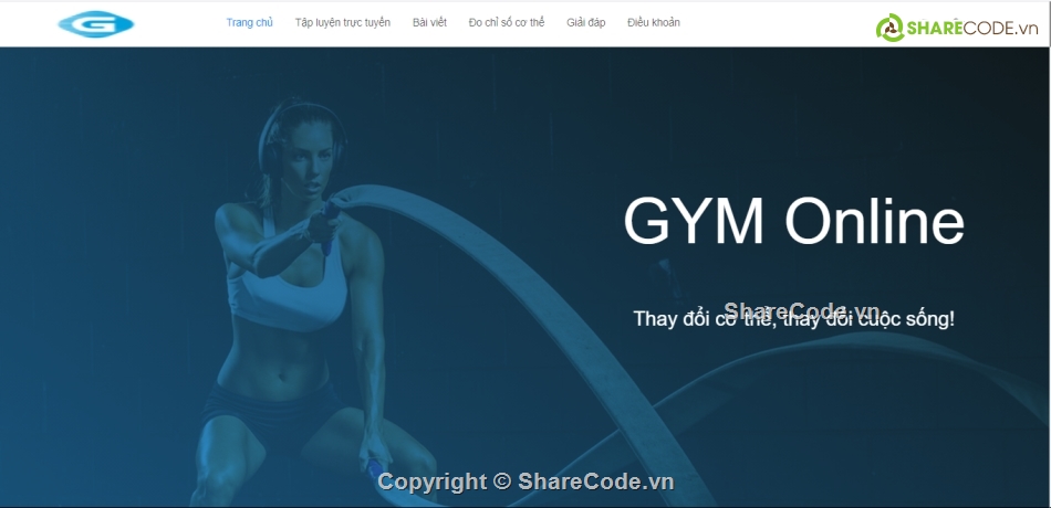 code web,Laravel,code đồ án,Full code web,đồ án php,quản lý phòng gym